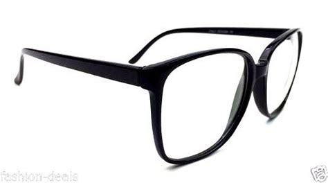 Retro Vintage Huge Big Oversized Square Black Women Men Eyeglasses Shadz Gafas Ebay