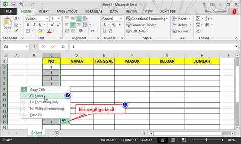 Cara Membuat Nomor Otomatis Di Excel Praktis Semutimut Tutorial Hp Dan