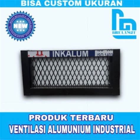 Jual PRODUK TERBARU VENTILASI JENDELA ALUMUNIUM INDUSTRIAL CUSTOM