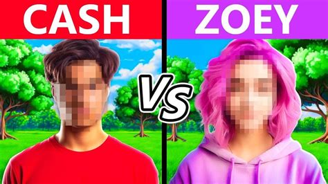 Realistic Cash Vs Realistic Zoey In Minecraft Cash And Nico Wiki Fandom