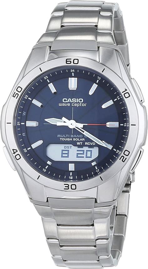 Montre Homme Casio Wave Ceptor Wva M D Aer Amazon Fr Mode