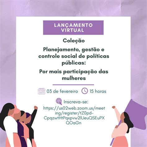 Lançamento Virtual Coleção Planejamento Gestão E Controle Social De