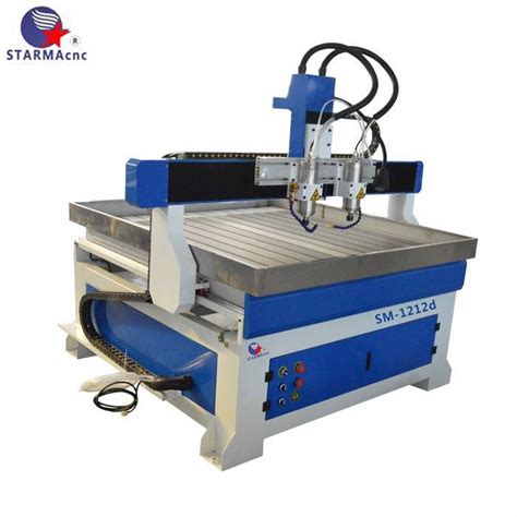 China Best X Ft Cnc Router Pre O De Cabe A Dupla Rotativa De