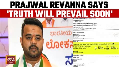 Prajwal Revannas First Reaction On Sex Tapes Scandal Seeks 7 Days To