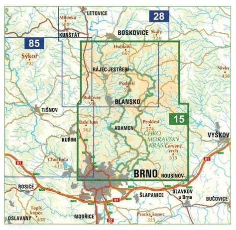 Morawski Kras Mapa Sk Adana Turystyczna Geodezie