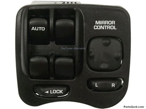 Saturn SL1 Window Switch - Window Switches - Standard Motor Products - 2000 2001 2002 00 01 02 ...