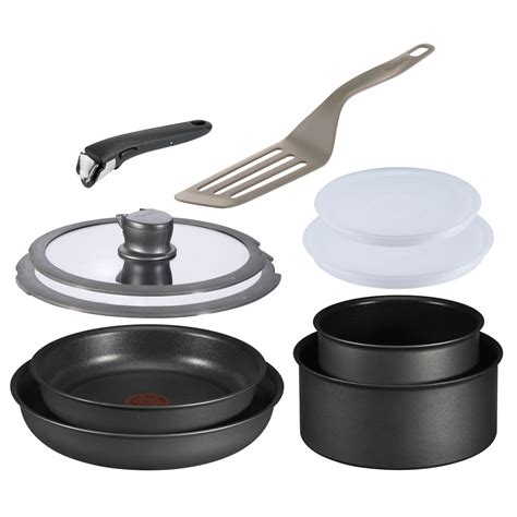 TEFAL INGENIO 5 Set 10 pièces noir induction pas cher Auchan fr