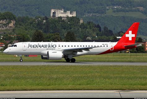 Hb Azh Helvetic Airways Embraer E E Erj Std Photo By Karl