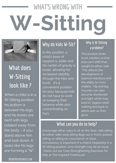 A Pediatric Physical Therapist Explores W Sitting