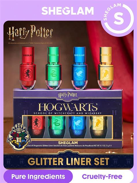 Harry Potter X Sheglam Houses Of Hogwarts Glitter Liner Set Shein Uk