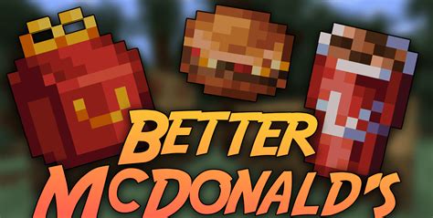 Better Mcdonalds For Minecraft