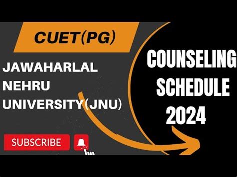 Jawaharlal Nehru University JNU Counseling Schedule Announced YouTube