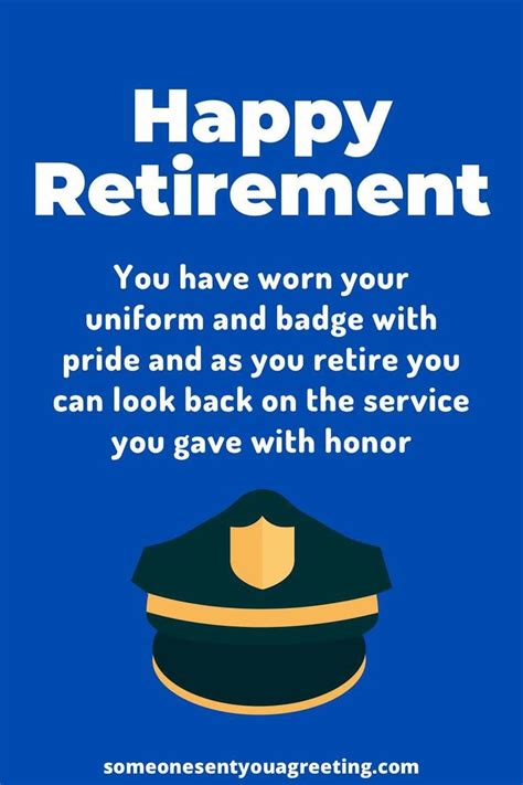 Retirement Quotes For Police Officers