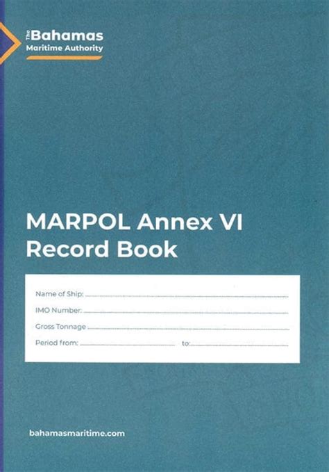 Bahamas MARPOL Annex VI Record Book | Bahamas Maritime - Amnautical