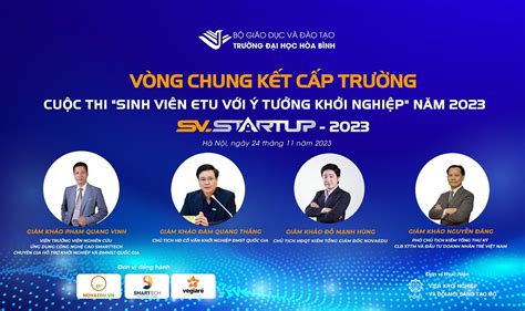 Chung kết Sinh viên ETU với ý tưởng khởi nghiệp sẽ diễn ra vào ngày 24 11