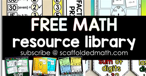 Scaffolded Math And Science Subscribe