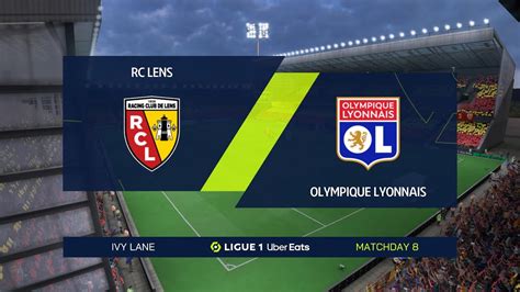 Fifa Rc Lens Vs Olympique Lyonnais Ligue Uber Eats Gameplay