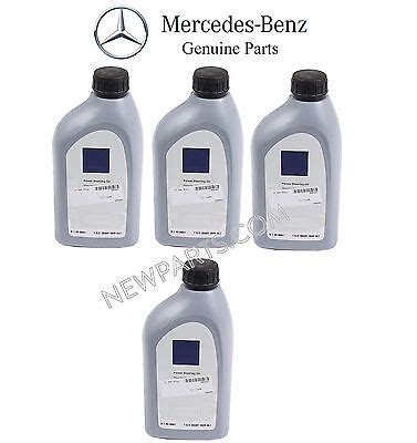 Set Of Quarts Power Steering Fluids Genuine For Mercedes W W