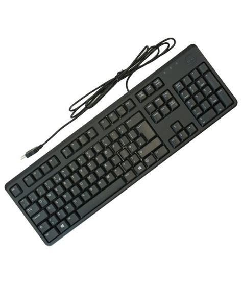 Dell Kb212 B External Usb Wired Slim Keyboard Us English Black Original Box Packed Smart Tech