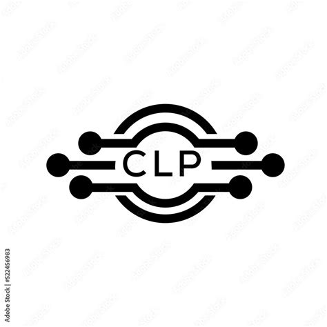 Clp Letter Logo Clp Best White Background Vector Image Clp Monogram