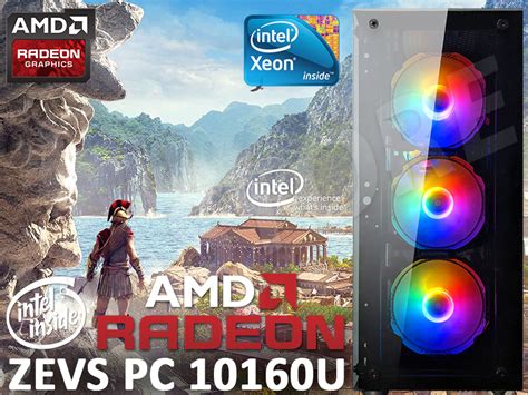 Игровой компьютер ПК ZEVS PC10160U 16 ПОТОКОВ 8 ЯДЕР + RX 470 8GB ...