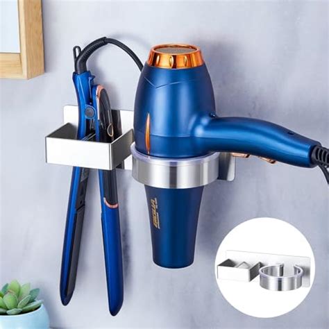 Hair Dryer Holder Hair Tool Organizer Stainless Steel