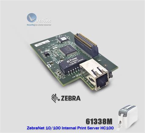 Placa de Rede Interna 10 100 ZebraNet HC100 Lservice peças e