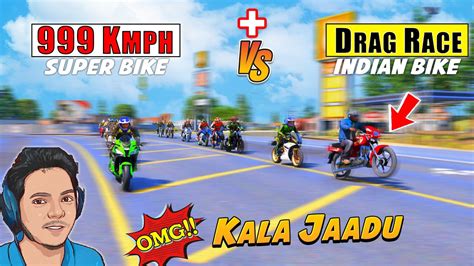 Gta 5 Indian Bikes Vs Super Bikes In An Insane 999 Kmph Speed Drag