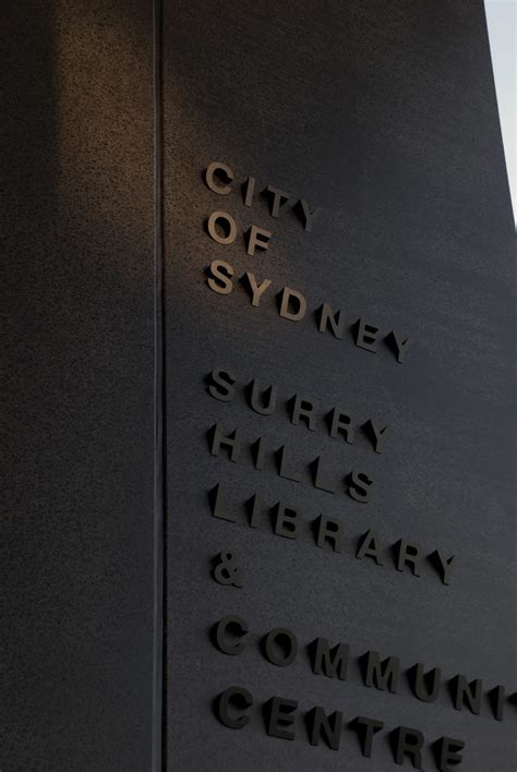 Surry Hills Library And Community Centre Signage And Wayfinding