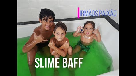 Brincando SLIME BAFF YouTube