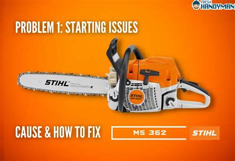 Common Stihl Ms Problems And Their Solutions