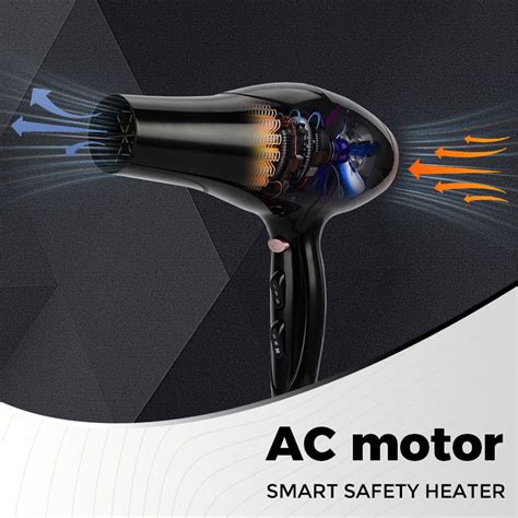 Ac Motor Fast Drying Hair Dryer 2000 2400w Utrust