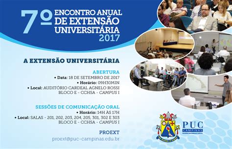 Portal Puc Campinas Institucional Pró Reitoria De Extensão E