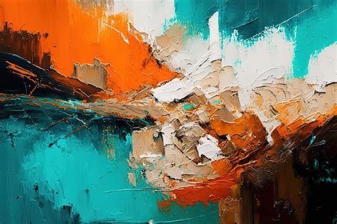 Premium Photo Abstract Oil Painting Background