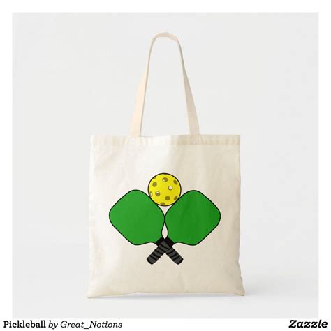 Pickleball Tote Bag Zazzle In 2022 Tote Bag Bags Tote