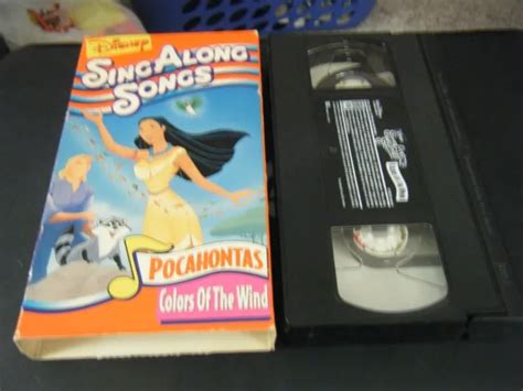 Disney Singt Mit Songs Pocahontas Farben Des Windes Vhs Eur