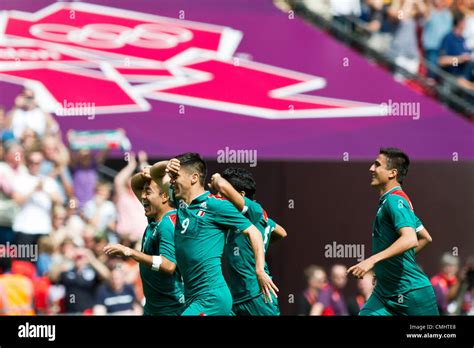 Mexico Team Group Mex August Football Soccer Oribe