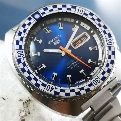 Seiko 5 Blue Sports Speed Racing Rally Diver Catawiki