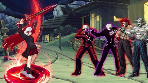 Kof Mugen Orochi Akiha Yagami Vs Bosses Rugal Orochi K Team Youtube