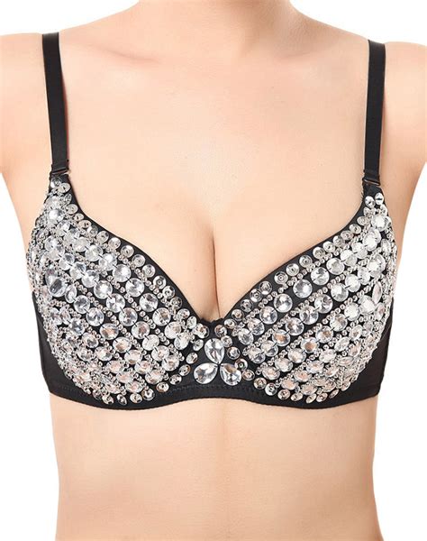 Rhinestone Bra Silver Wholesale Lingerie Sexy Lingerie China Lingerie