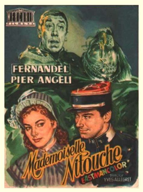 Постеры: Мадемуазель Нитуш / Постер фильма «Мадемуазель Нитуш» (1954 ...