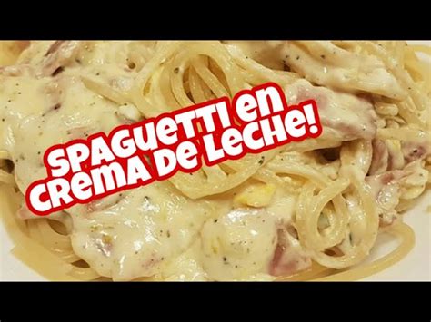 Arriba Imagen Receta De Espagueti Con Crema Y Pollo Abzlocal Mx