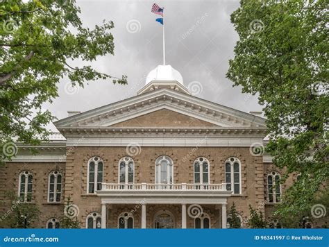 Nevada State Capitol Building Stock Image - Image of flying, carson ...