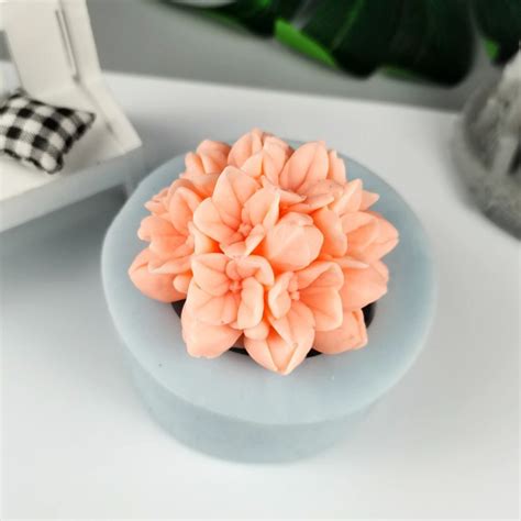 Hydrangea Flower Mold Decoration Plant Soap Molds Ochid Flowers Candle