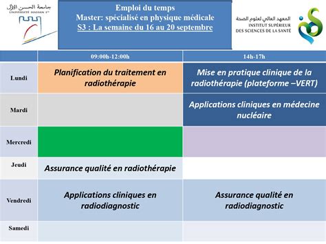 Institut Sup Rieur Des Sciences De La Sant Institut Sup Rieur Des