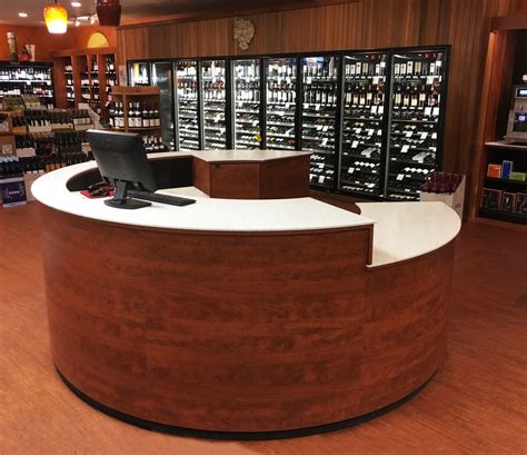 9 Round Tasting Bar Counter With 3 Work Levels Modern Store