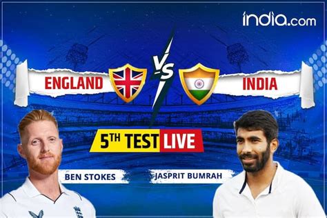 Highlights Ind Vs Eng 5th Test Match Day 1 India 3387 At Stumps