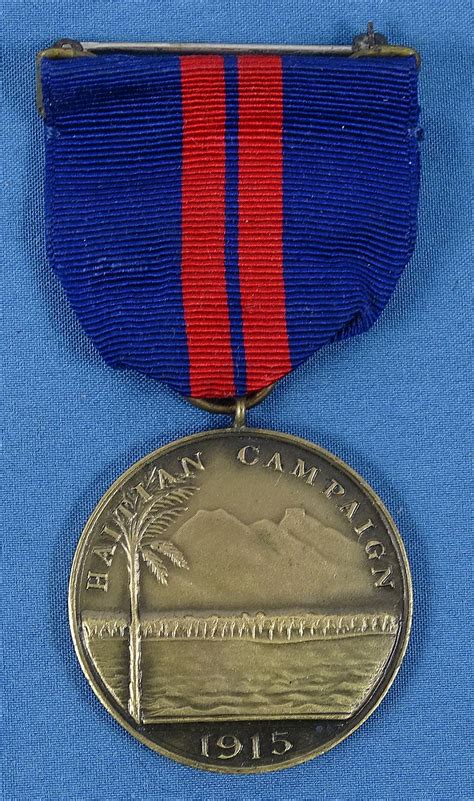 Numbered 1915 U.S. Navy Haitian Campaign Medal – Griffin Militaria