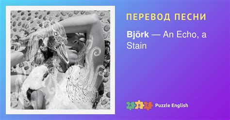 Текст и перевод песни An Echo, a Stain Björk (Бьорк) на Пазл Инглиш.