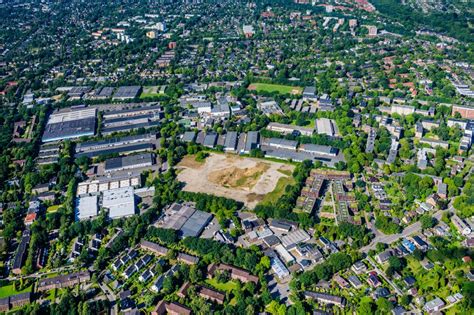 Luftaufnahme Hamburg Gewerbegebiet Bargkoppelweg In Hamburg Rahlstedt